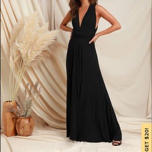 Lulu’s Tricks of the Trade Maxi Dress